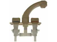 Whale Mixer Tap with adjustable rose - Beige