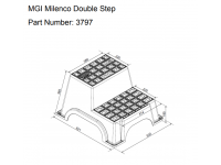 Milenco Double Plastic Step