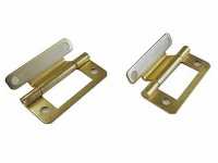 W4 Cranked Hinge Brass Finish