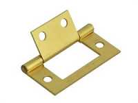 W4 Flush Hinge Brass