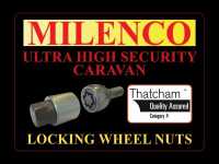 Bailey Caravan Locking Wheel Nuts