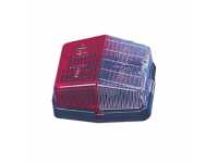 Jokon SPL115 Side Marker Red/Clear Lamp