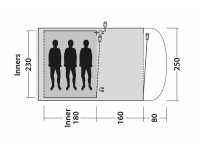 Outwell Oakwood 3 TentOutwell Oakwood 5 Tent