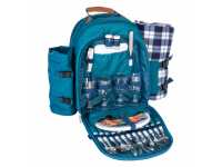 Quest Lakeland Gosforth 4-person Picnic Backpack Set