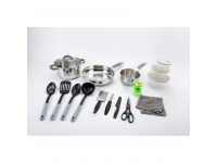 Liberty Leisure 18pc Cookware Set Grey