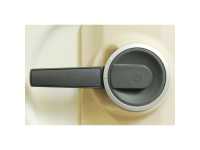 Hartal External Door Lock Star Outer Black Handle R/H