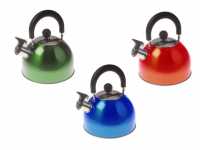 Kampa Brew 2L Whistling Kettle - all three colours