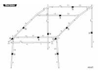 Dorema Quattro 225 caravan porch awning frame