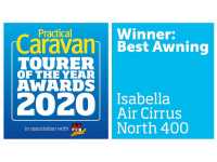 Isabella Air Cirrus North 400 is the winner of Best Awning Award 2020