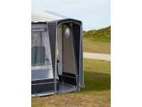 Optional awning door canopy