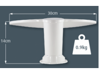 Compact Roof Mounting The compact size occupies minimal roof space, allowing it to be mounted in almost any position.