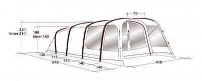 Outwell Avondale 6 Prime Air Tent