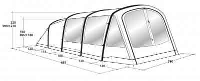 Outwell Parkdale 6 Prime Air Tent