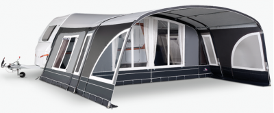 Dorema Onyx 270 Full Awning with optional extra Onyx Sun Canopy and side panels