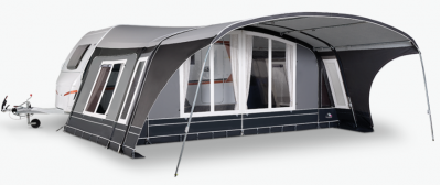 Dorema Onyx 270 Full Awning with optional extra Onyx Sun Canopy