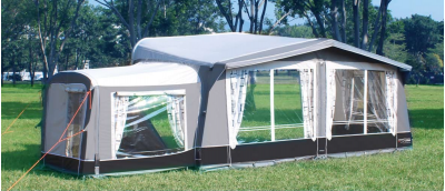 CampTech Kensington Full Air Awning with optional tall annexe