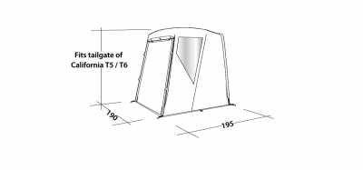 Technical Illustration of Easy Camp Motor Tour Crowford Awning