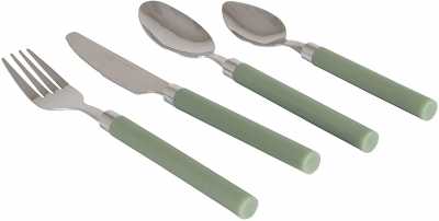 Bo-Camp Green Cutlery Set for One