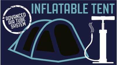 Outwell Hornet 6SA Inflatable Tent