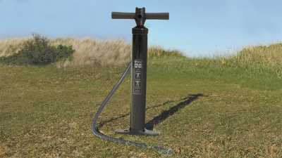 The Air Pump included with Outwell Hartsdale 4 Prime AIR Tent