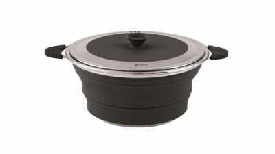 Outwell Collaps Pot with Lid M Midnight Black