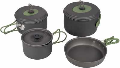 Bo-Camp Explorer Cookware Set - 4pcs