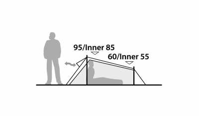 Technical Illustration of Robens Arrow Head Tent