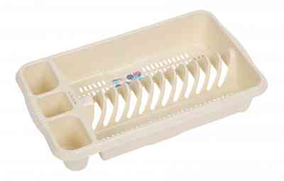 Beige Dish Drainer