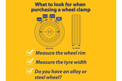 Heavy Duty Wheel Clamp