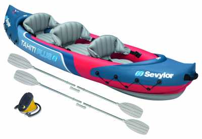 Sevylor Tahiti Plus Inflatable Kayak Kit (2 paddles & pump)