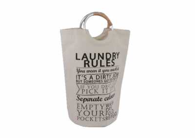 Metal Handle Laundry Bag