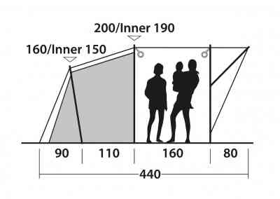 Outwell Oakwood 3 Tent