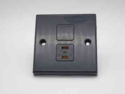 Black 12v Socket