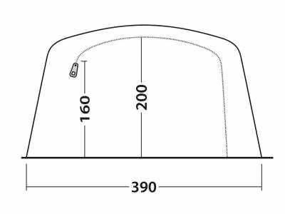 Outwell Parkdale 6 Prime Air Tent