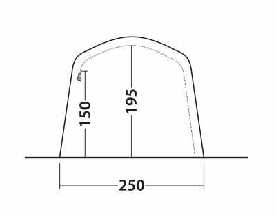 Outwell Lindale 3 Prime Air Tent