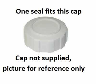 White Spout Cap NOT included - one of the seals fits it, the picture is for reference only