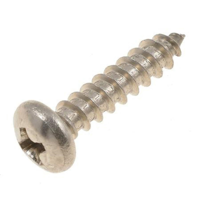 W4 Self Tapping Stainless Steel Screws - Pan Head