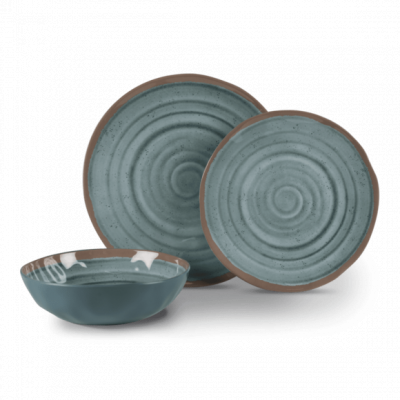 Kampa Terracotta 12pc Dinner Set