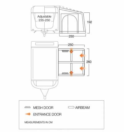 Vango Balletto Air 260 Elements ProShield1