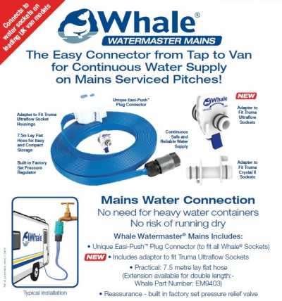 Whale Aquasource Mains Water Connection Specification