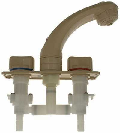 Whale Mixer Tap with adjustable rose - Beige