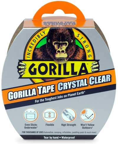 Gorilla Tape Crystal Clear