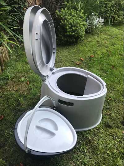 Kampa Khazi Transportable Toilet grass