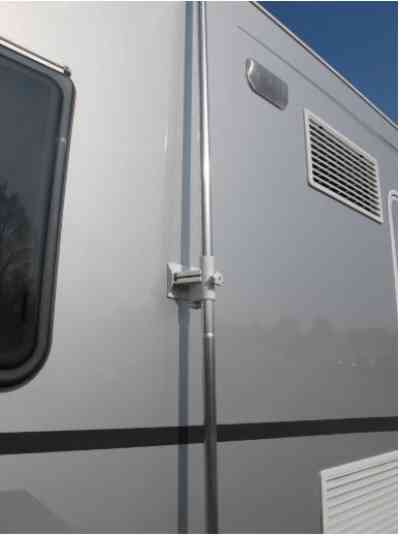 Vision Plus Uni-Mast on a caravan