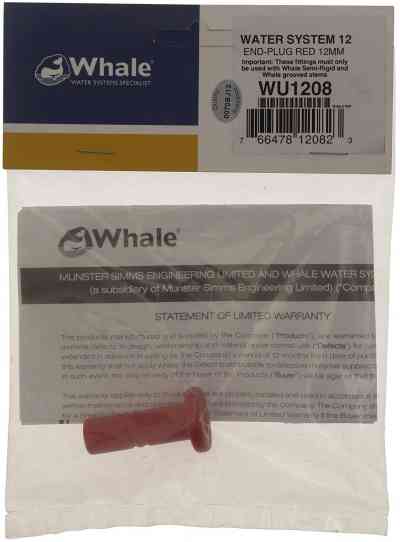 Whale Red End Plug