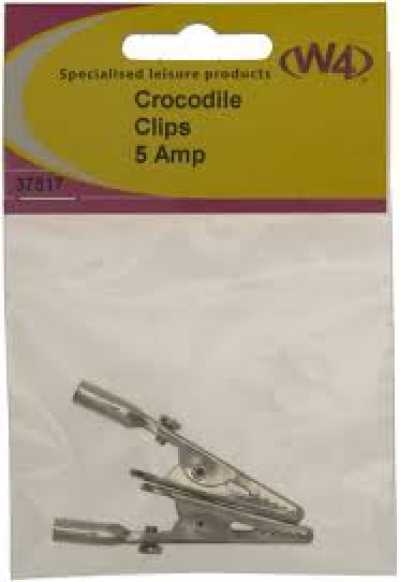 W4 5 Amp Crocodile Clips