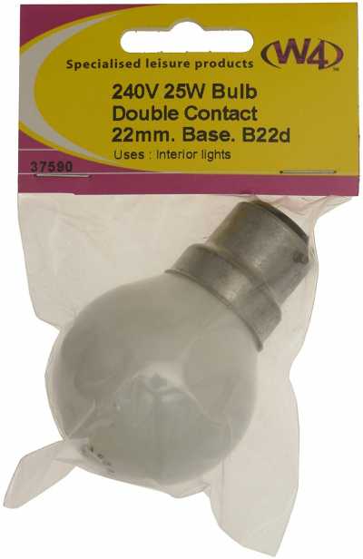 W4 240v 25w Globe Bulb