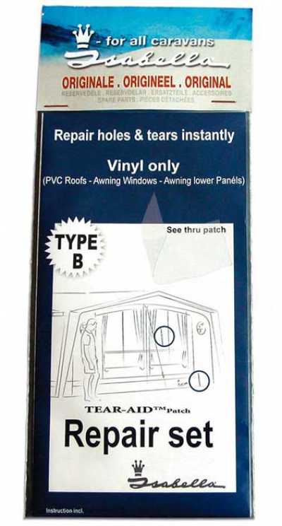 Isabella Tear-Aid Awning Repair Set (Type B)